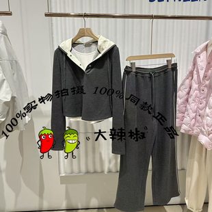 套装 BDS4VD3012热红酒美式 新款 小路衣播女装 卫衣 BDS4KD3006陌生