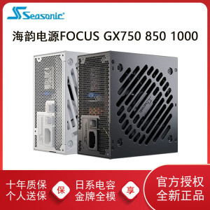 海韵电源FOCUS GX750W 850W 1000W金牌全模组ATX3台式机电脑电源
