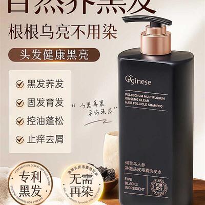 何首乌侧柏叶纯植物洗发水