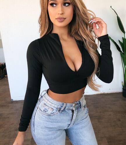 Women Sexy Crop Top Camis Slim Fitness T-shirt Tank Tops