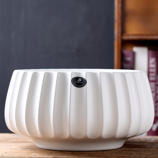 家用陶瓷花盆大口径北欧风格 清仓 盆栽发财树绿箩君子兰特大号特价