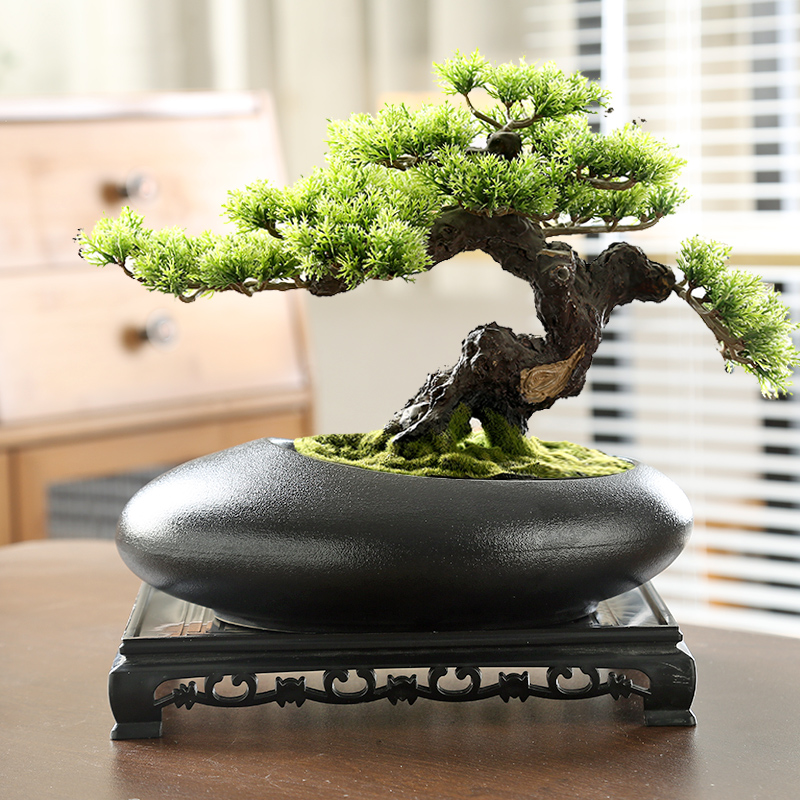 陶瓷花盆大口径种树大号小号陶瓷特价紫沙盆景花盆绿萝花盆清仓