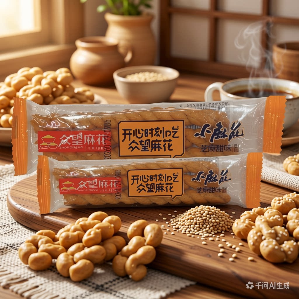 众望小麻花芝麻甜味独立小包装