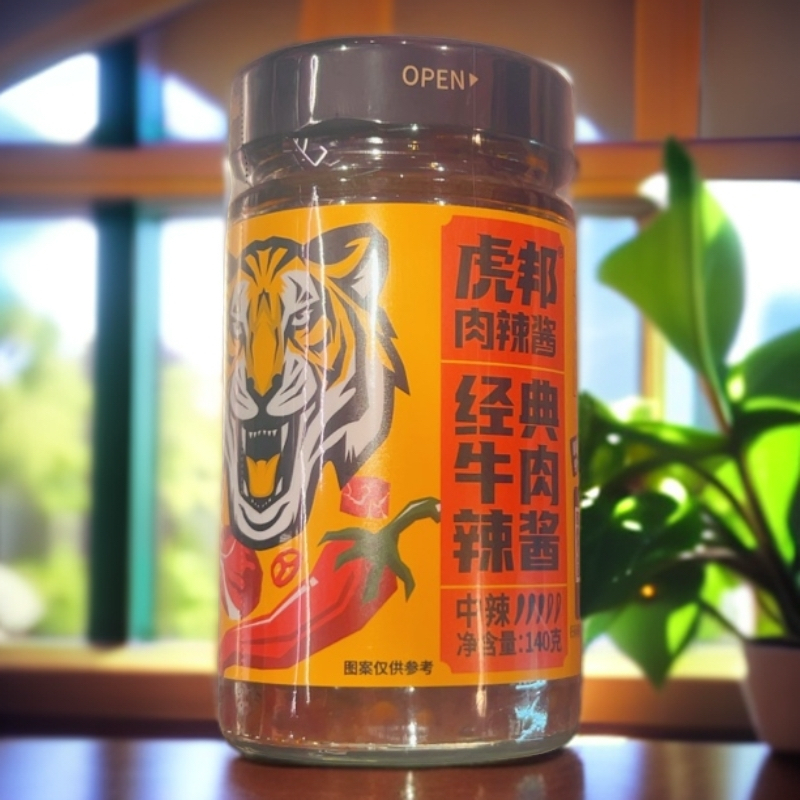虎邦肉辣酱经典牛肉辣酱中辣净含量140克,粮油调味/速食/干货/烘焙,下饭/拌饭酱/拌饭料,淘宝优惠券,粉丝福利购,淘宝优惠卷