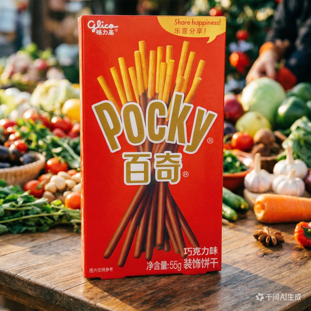 百奇巧克力味装饰饼干55克