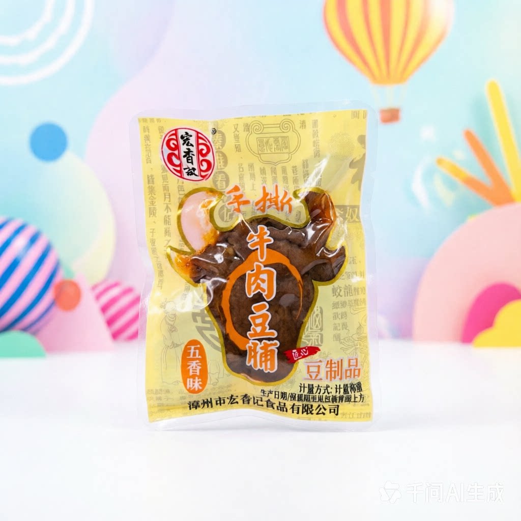漳州 宏香记 手撕牛肉豆脯 散装五香味豆腐干无香味 独立包装旅游