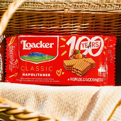 莱家榛仁味威化饼干独立小包装45克