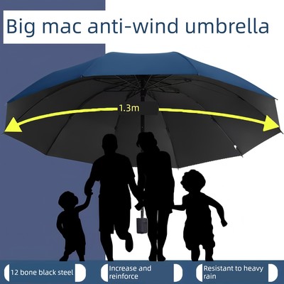 超大号晴雨两用男女折叠手动雨伞商务黑胶防晒防紫外线遮阳太阳伞