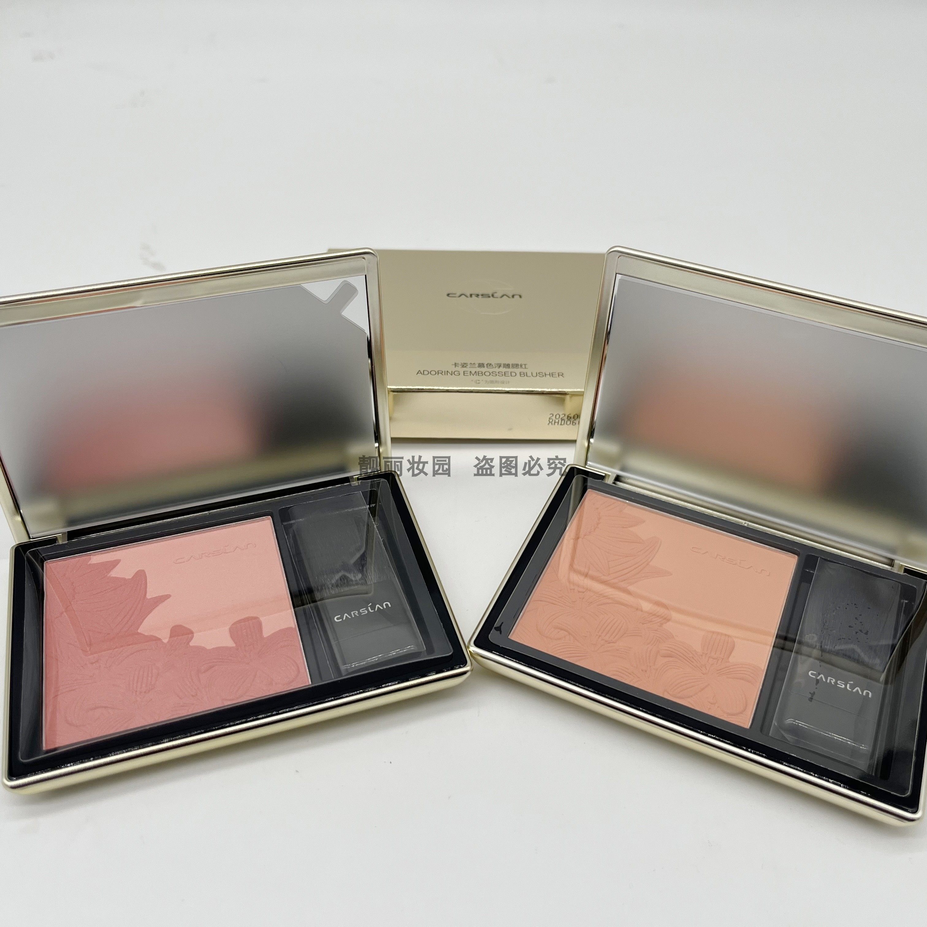 卡姿兰暮色浮雕腮红细腻服帖显色自然提升气色显气质修容胭脂正品