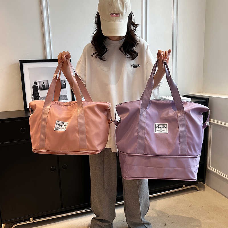短途学院a风旅行包多功能行李包手提出差套拉杆收纳袋大容量待产