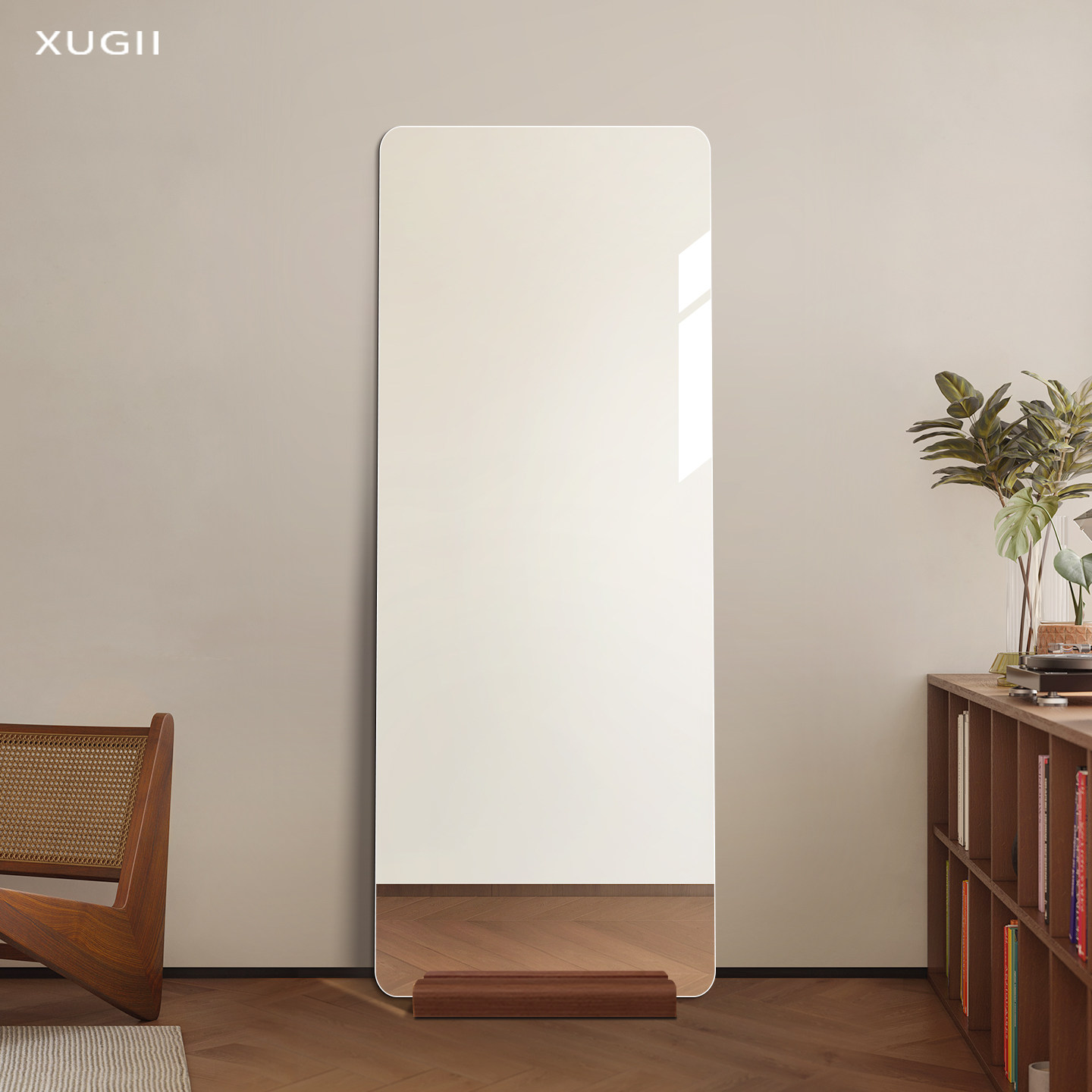 中古实木底座全身镜落地式家用防爆穿衣镜定制高级感试衣镜不变形,住宅家具,穿衣镜,淘宝优惠券,粉丝福利购,淘宝优惠卷