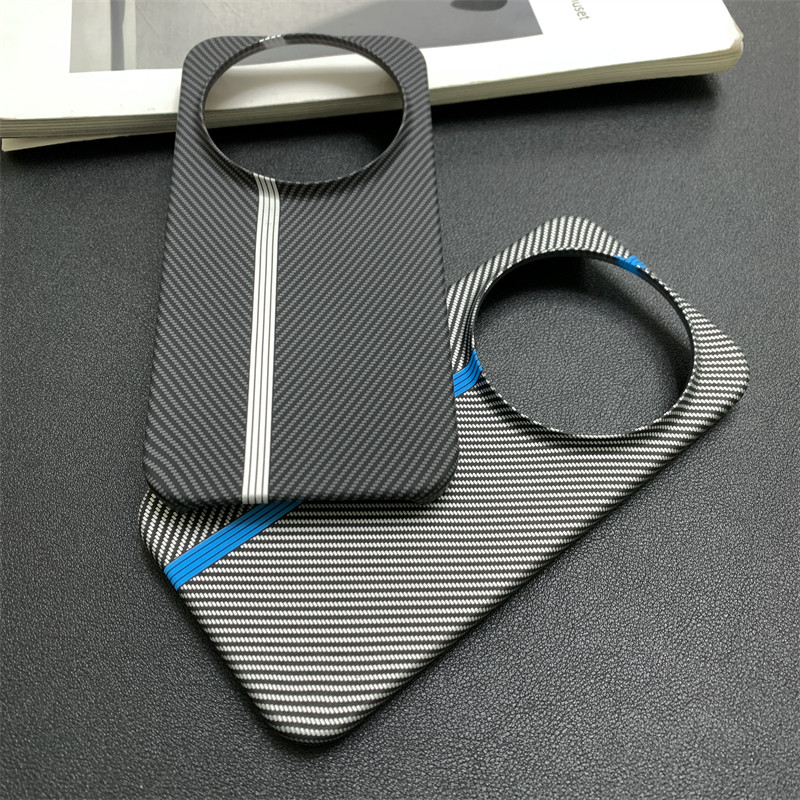 适用小米17Ultra凯夫拉纹理手机壳超薄设计简约碳纤维纹小米17promax保护套个性创意超薄男女款