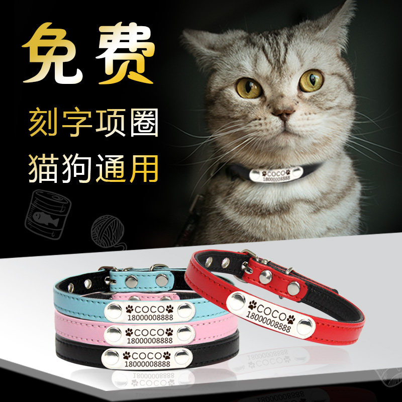 猫咪项圈刻字狗牌猫牌身份牌泰迪