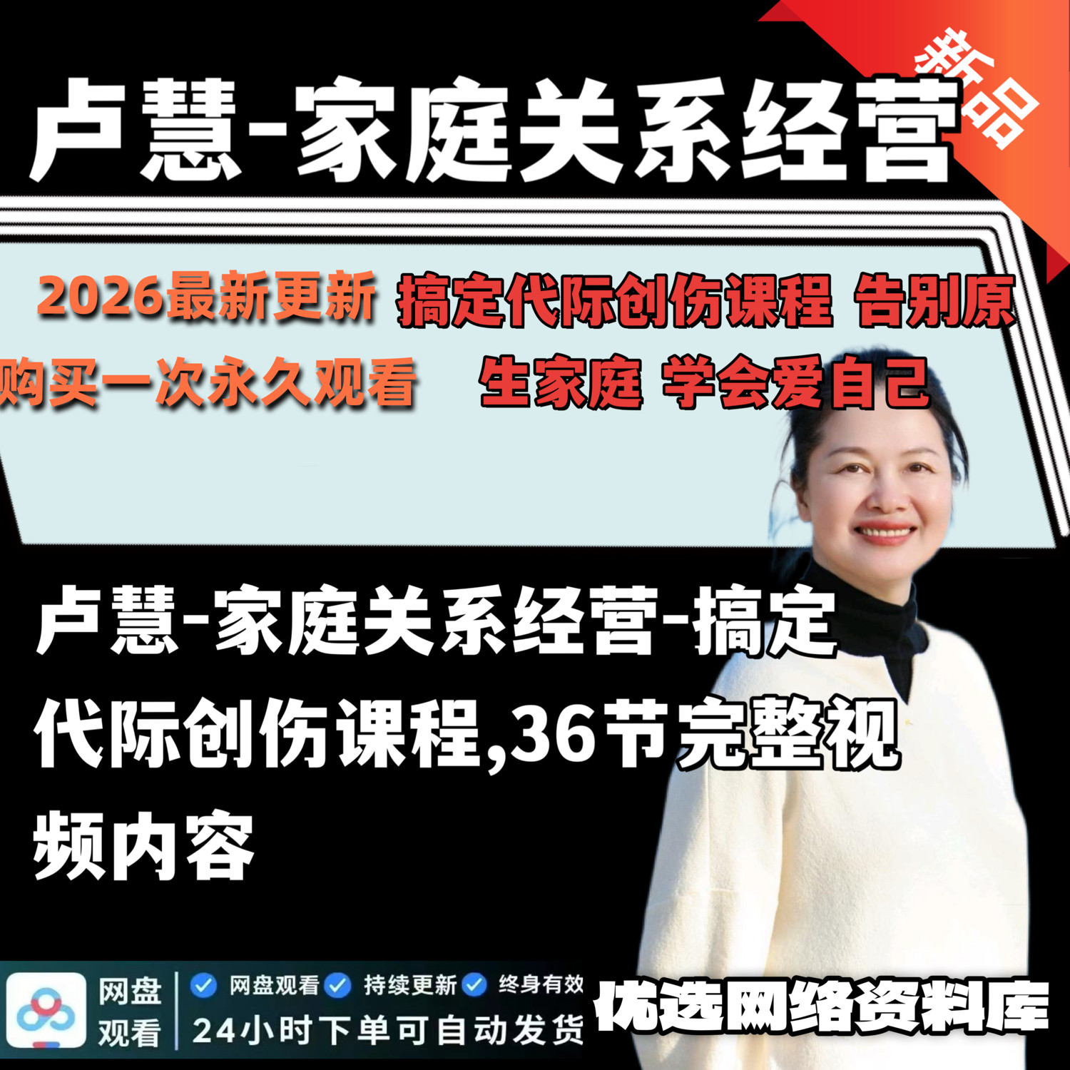 26年卢慧-家庭关系经营-搞定代际创伤课程,36节完整视频内容
