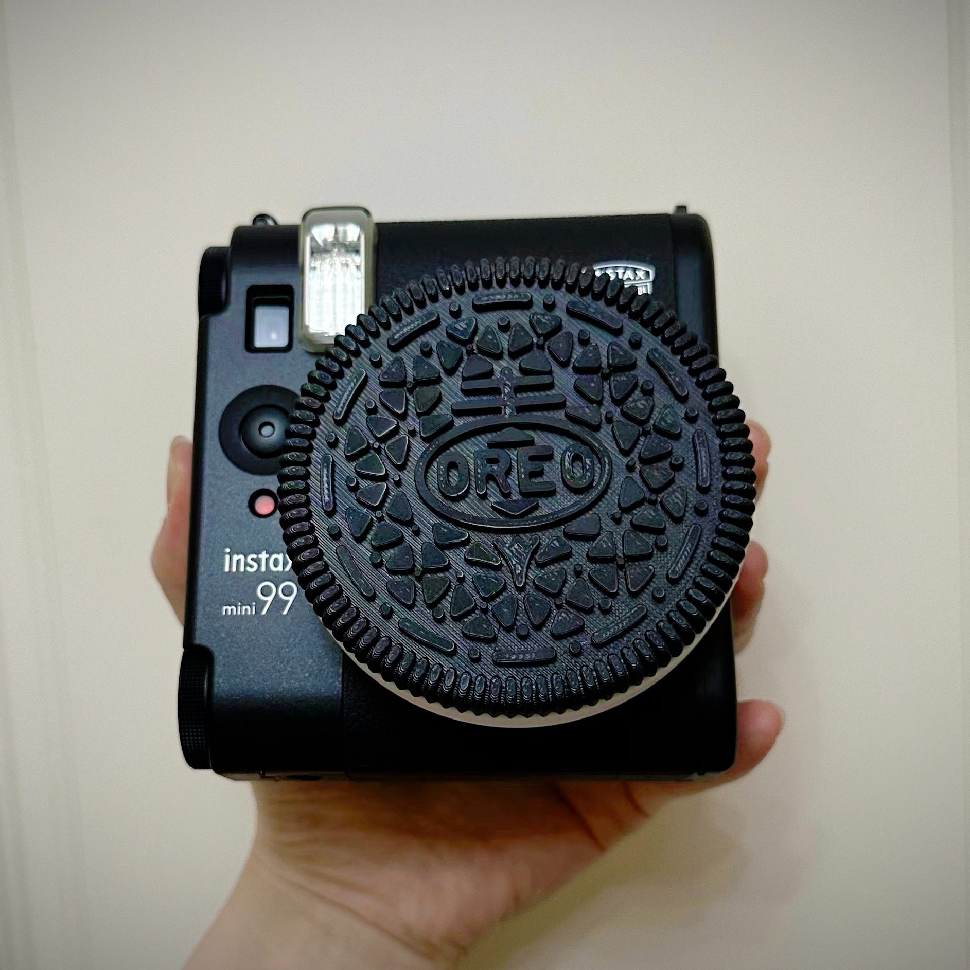 适用instax拍立得mini99奥利奥饼干头相机镜头盖机身盖保