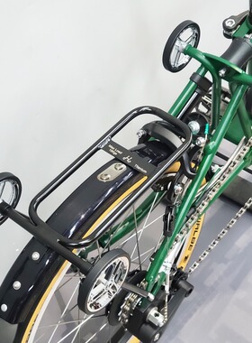 HH适用brompton小布折叠自行车配件改装钛合金推行尾架货架