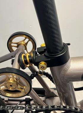 台湾hh 小布Java neo折叠车改装钛弹簧避震组合套装内置避震胶44g