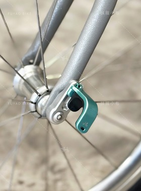 HH适用brompton小布折叠自行车配件改装 可调 E扣挂勾L扣挂钩