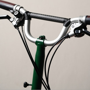 适用小布折叠自行车配件改装弯把M把横杆手机支架车灯架码表