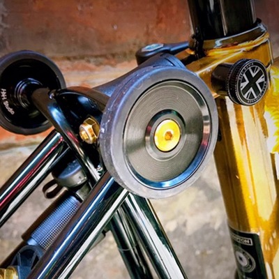 折叠自行车改装配件易行轮平头