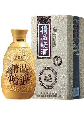 【拍5发5年窖41度500ml大曲皖酒