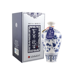 【酒厂自营】百年皖酒天青6青花瓷41度450mL白酒纯粮食浓香型原浆