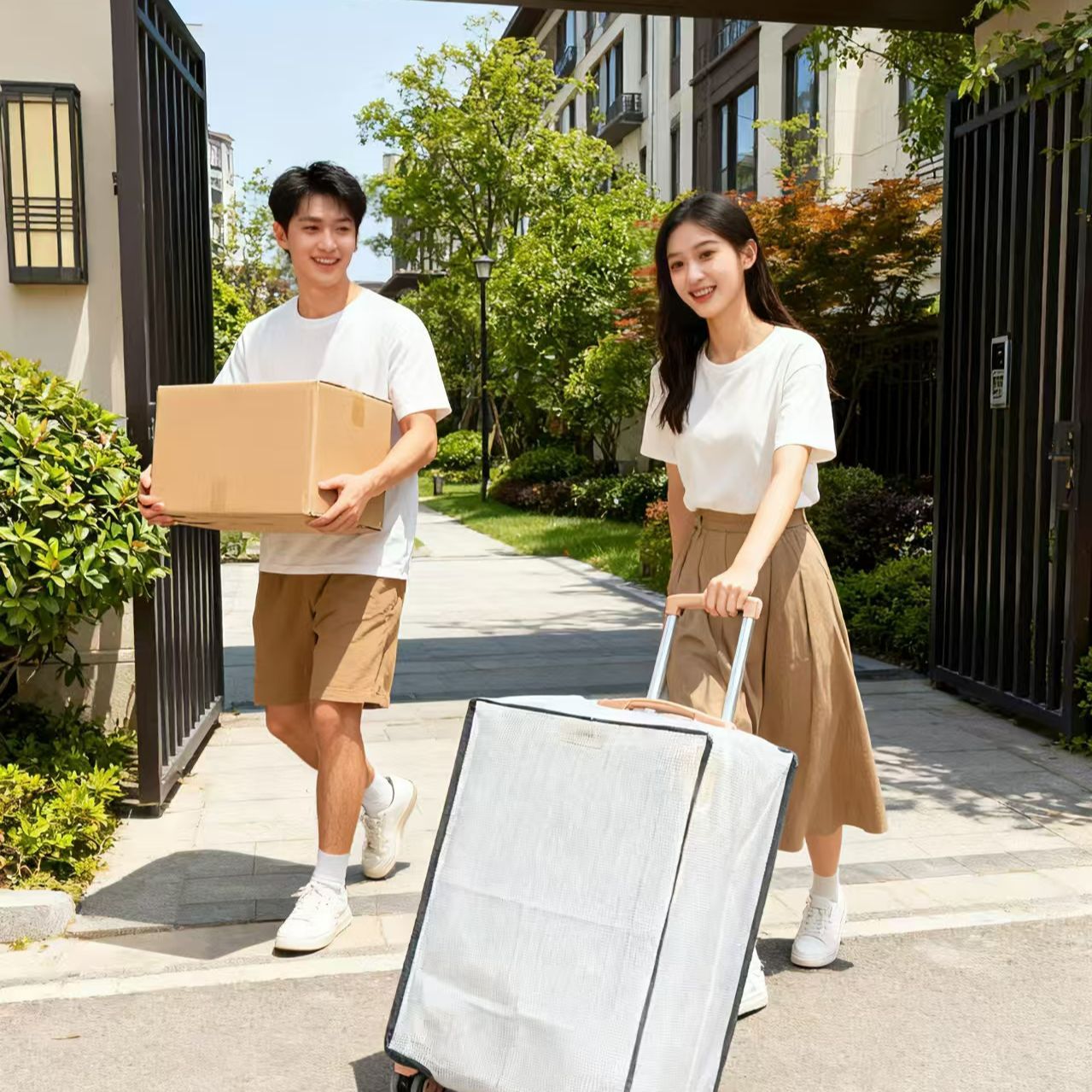 行李箱防护罩加厚行李箱保护套透明拉杆箱旅行箱套防尘罩20242628
