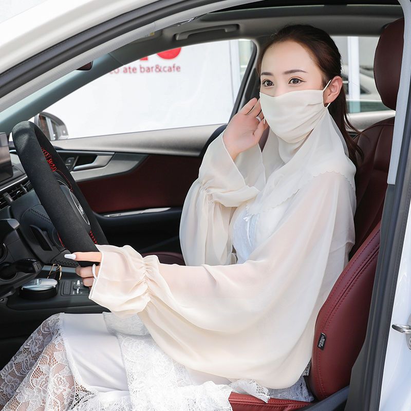 脖子手套防晒女士夏季开