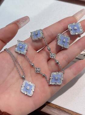 西太后Vintage中古风紫玉髓项链