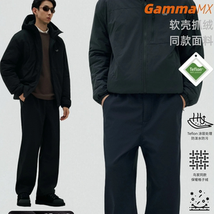 长裤 秋冬保暖抓绒防风防泼水宽松软壳裤 加绒休闲裤 BCALM