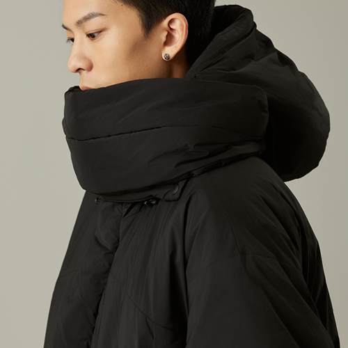 BCALM日系围巾棉服可拆卸机能