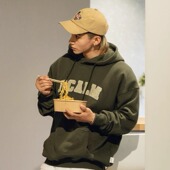 外套 字母卫衣抓绒宽松长袖 惊喜6折 BCALM贴布刺绣重磅400g美式