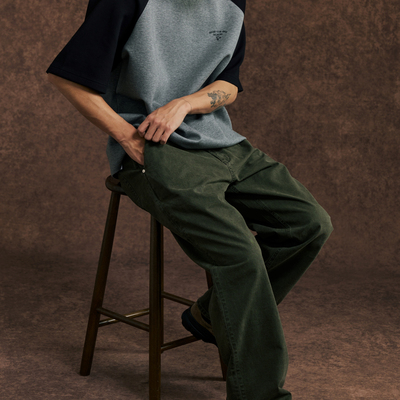 BCALM【水洗做旧直筒休闲裤】