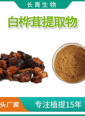 白桦茸提取物 白桦茸多糖60%俄罗斯舞茸菌精华粉末桦褐孔菌提取物