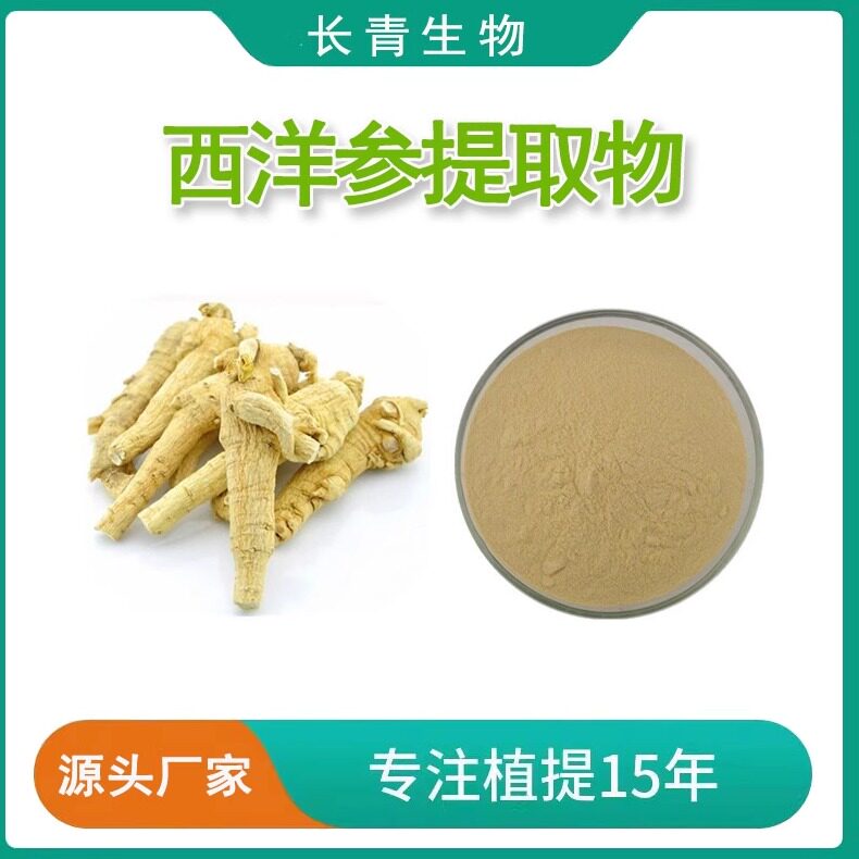 西洋参提取物 水溶西洋参粉 西洋参浸膏粉末皂甙80%源头工厂发货
