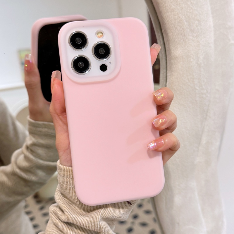 苹果17果冻硅胶有精孔大孔保护壳