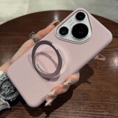 磁吸新款 支点壳适用华为pura70pro 壳情侣ultra简约纯色液态硅胶mate60pro360度旋转支架mate40肤感50女