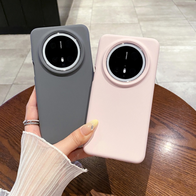 橡皮质感适用华为mate70pro+手机壳pura70pro纯色液态硅胶荣耀300亲肤手感nova13pro全包70Ultra女X60大孔50
