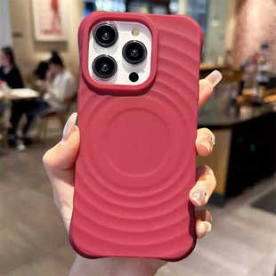 新款波漾纹iPhone17/14promax网红手机壳小众情侣适用16pm防摔苹果13高级保护套12清新耐脏11p时尚大孔软男15