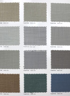 B&M T166 2.8米 素色亚麻无缝墙布壁布T166TF1908 1909 1910 1911