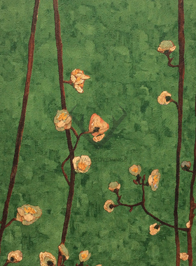 荷兰进口BN梵高 新中式梅花墙纸壁纸220024 220025 220026 220027