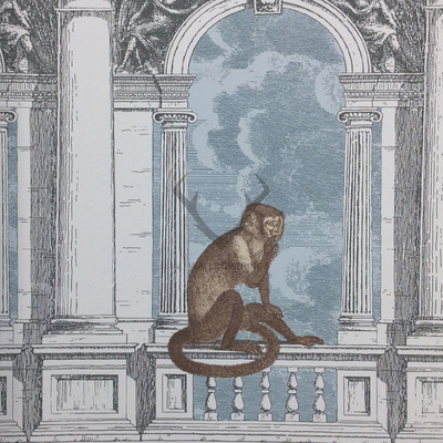 英国Cole&Son 猴子宫殿背景墙纸壁纸114-8015 8016 21041 22042
