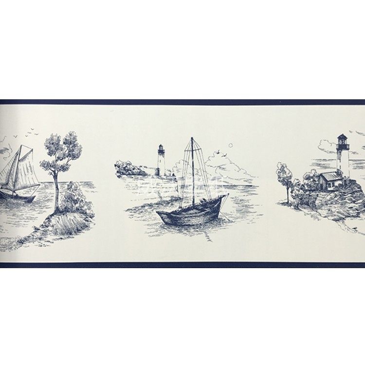 BOWEN 航海家 儿童卡通 腰线墙纸壁纸NA62011Y NA62012Y NA62013Y