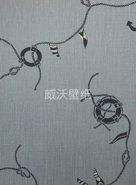 BOWEN 航海家 儿童卡通男孩房墙纸壁纸NA62161 62162 62201 62202