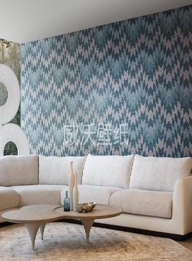 比利时进口ARTE Paleo 几何图案织物墙纸壁纸50540 50541 50542