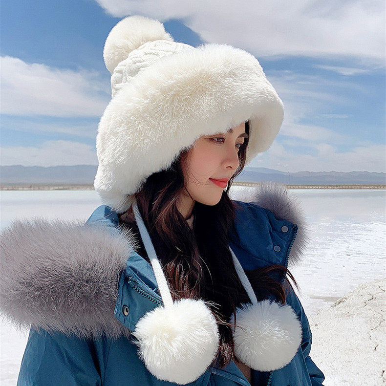 东北哈尔滨秋冬零下帽子女士加绒加厚针织毛线帽雪乡旅游防寒装备,服饰配件/皮带/帽子/围巾,帽子,淘宝优惠券,粉丝福利购,淘宝优惠卷