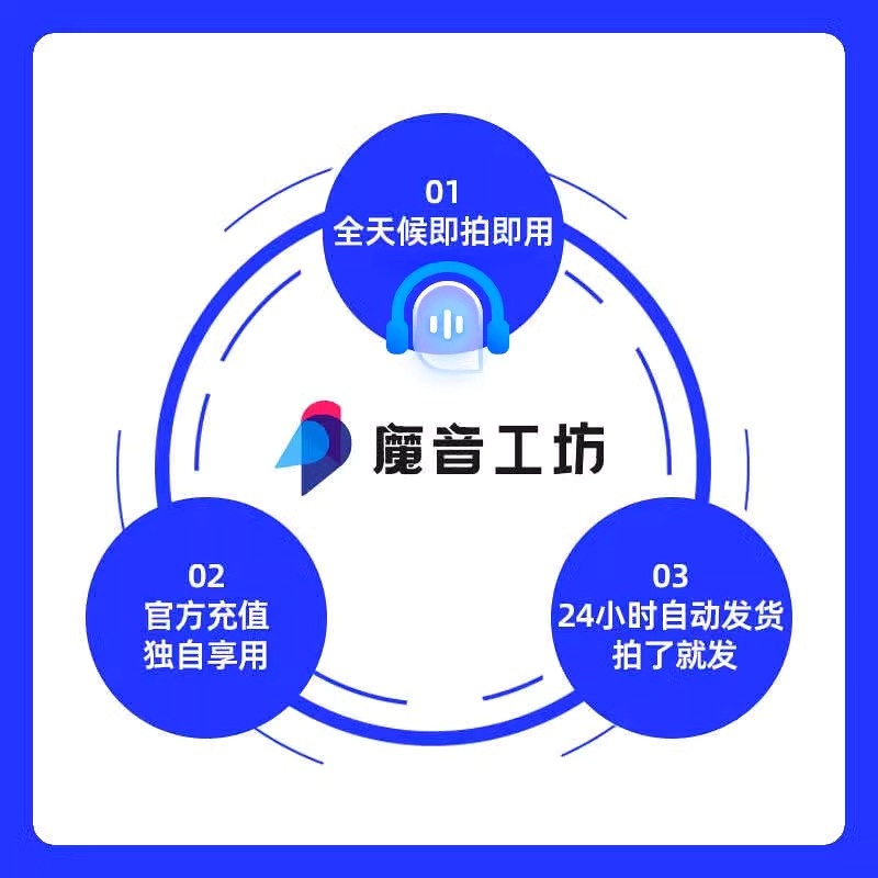 魔音工坊魔宏声AI配音软件终身VIP会员真人发声智能生成文字转语