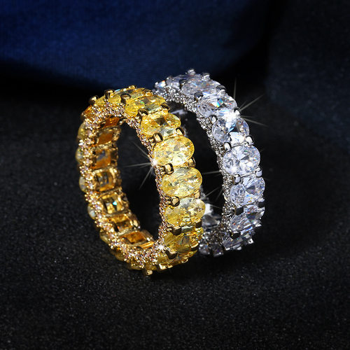 Eternal Eternity Band Promise ring 925 Sterling silver AAAA