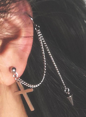 New Arrival Punk Fake Piercing Cartilage Clip On Earrings E