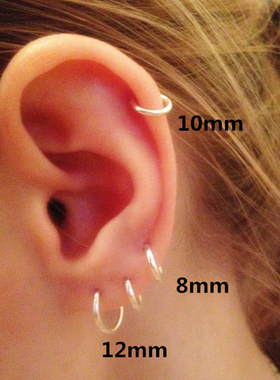 NewFashion 925 Sterling Silver Earrings For Women Mini Small